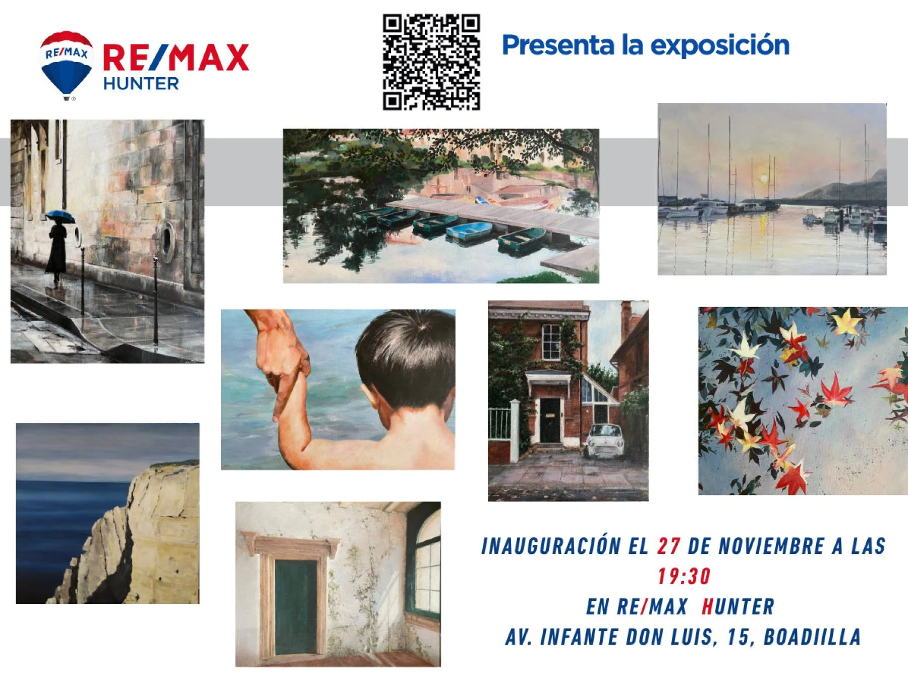 Exposición: Arte para el alma, de Aitziber Rubio en Remax Hunter